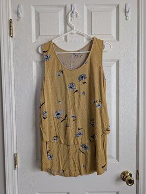 Latched Mama - Sleeveless Yellow Top